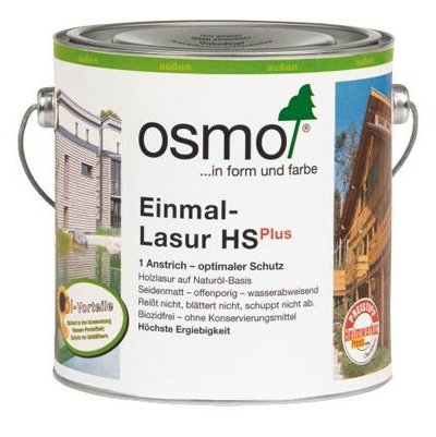 Масло и краска для наружных работ EINMAL-LASUR HS   2,5 л серебристый тополь (9212)