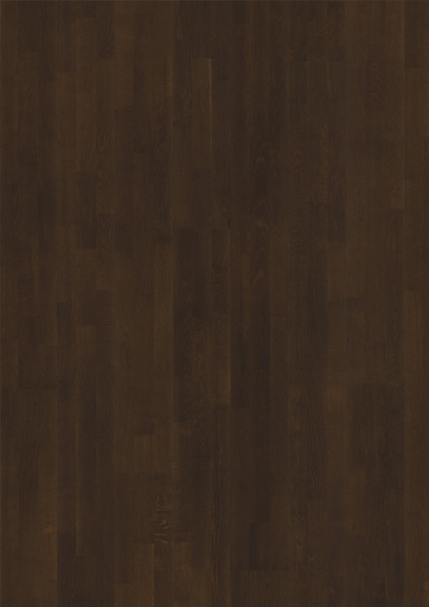 Паркетная доска PolarWood Дуб, 3-х пол, Dark Brown, Lock, 2266х188х14 